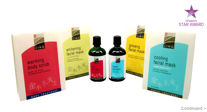 Eu Yan Sang Zing Spa Range