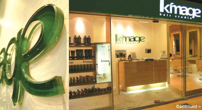 Kimage Hair Studio Branding Program