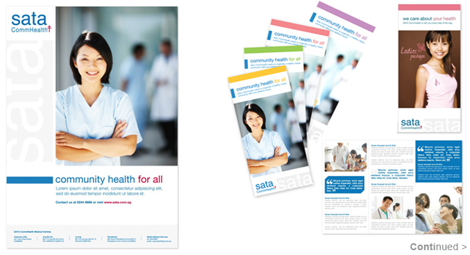 SATA CommHealth Branding